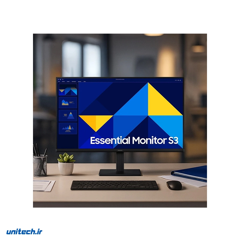 مانیتور27اینچسامسونگمدلEssentialMonitorS3 S30GDLS27D300GAMXUE (1)